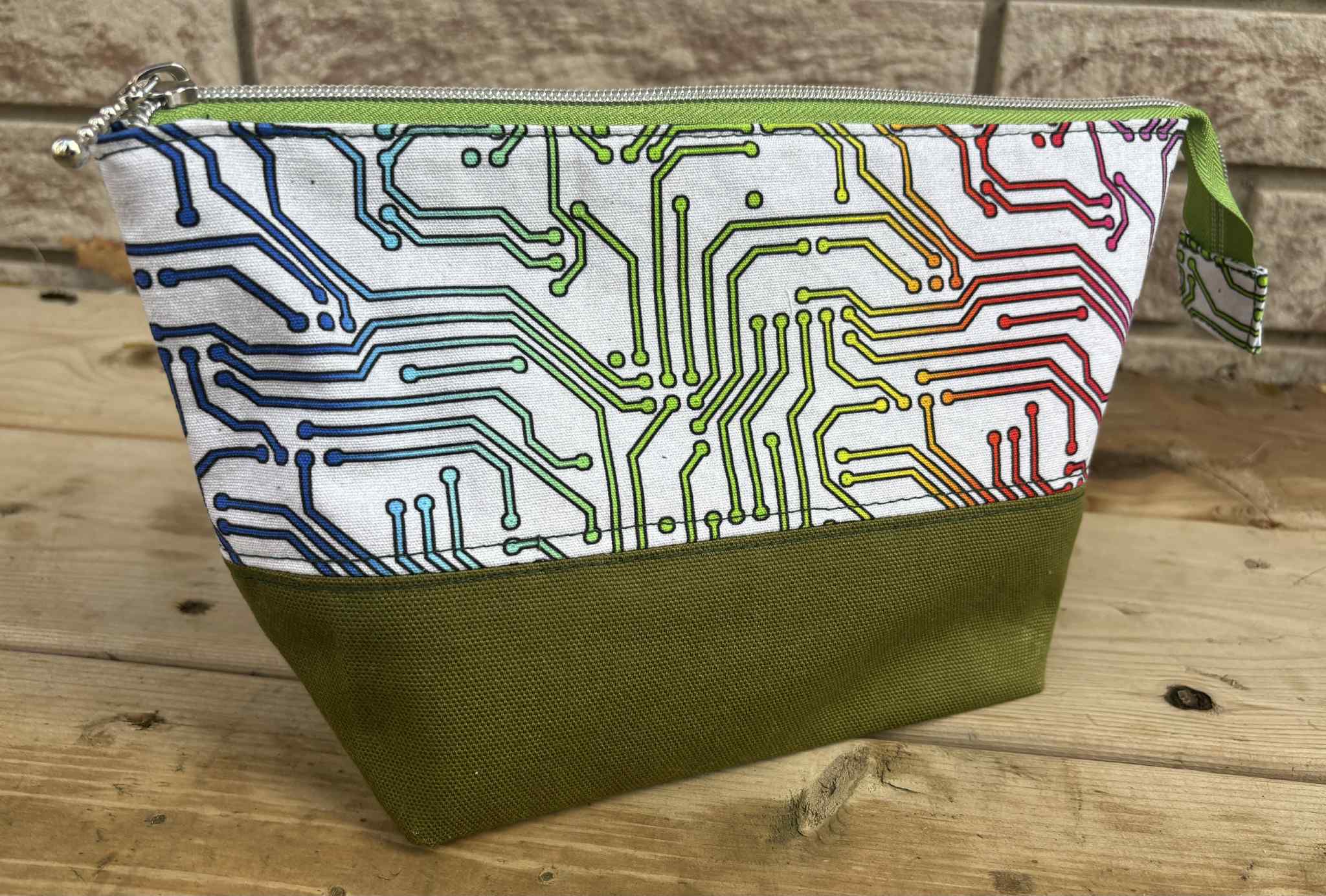 LMc Handcrafted Zipper Pouch Project Bag - Small