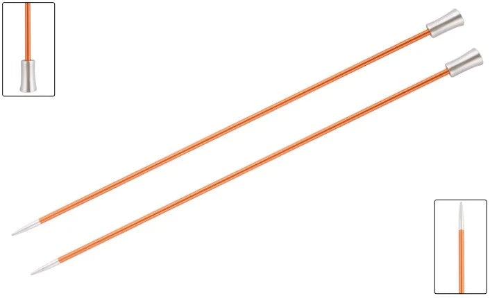 Knitter's Pride (KnitPro) Zing Single Pointed Needles - 16" (40cm)