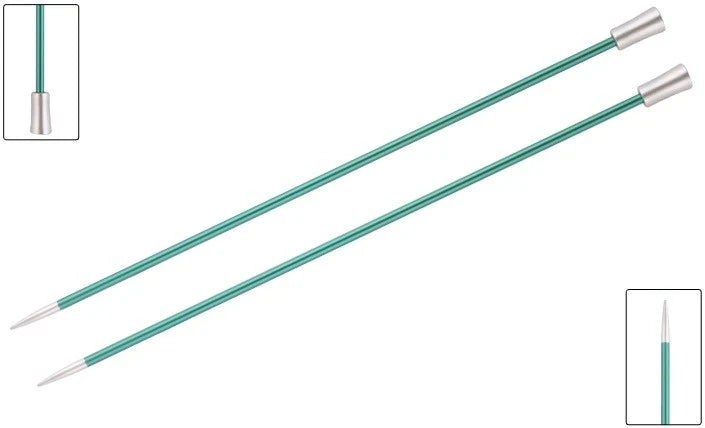 Knitter's Pride (KnitPro) Zing Single Pointed Needles - 16" (40cm)