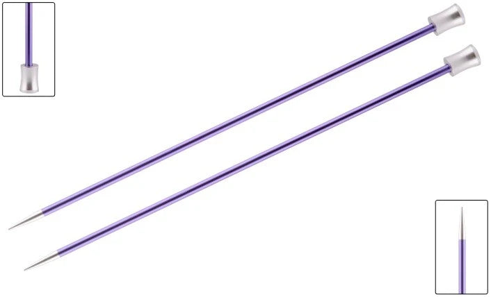 Knitter's Pride (KnitPro) Zing Single Pointed Needles - 16" (40cm)