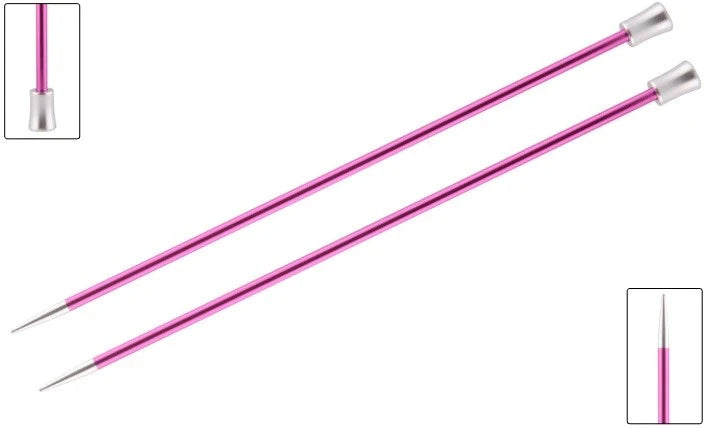 Knitter's Pride (KnitPro) Zing Single Pointed Needles - 16" (40cm)