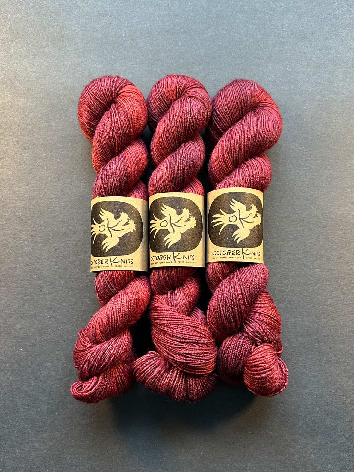 October Knits BFL 4-ply Sock