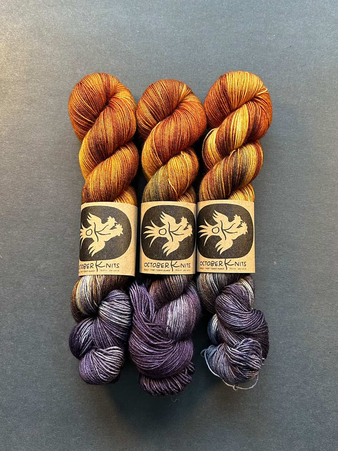 October Knits BFL 4-ply Sock