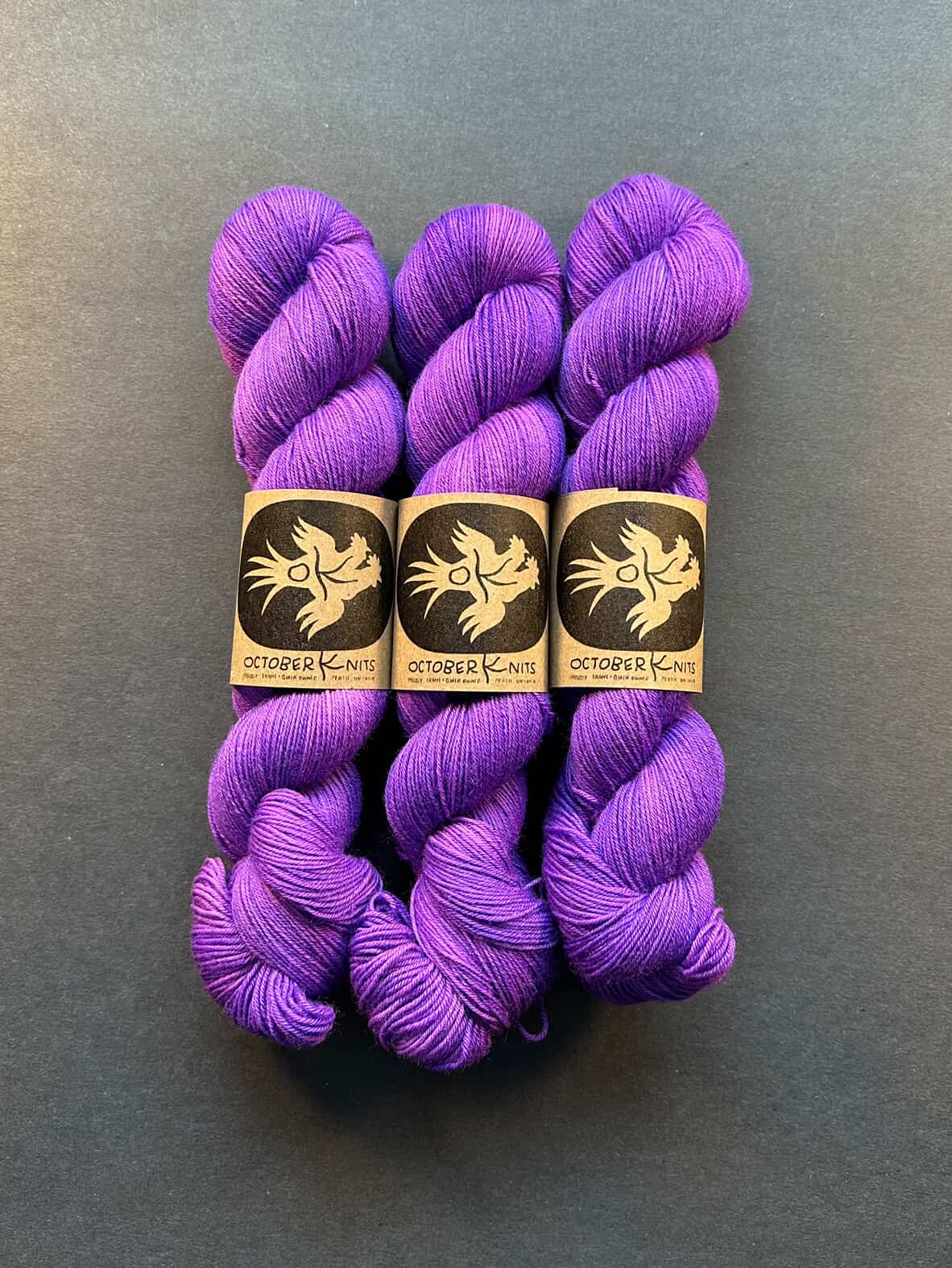 October Knits BFL 4-ply Sock