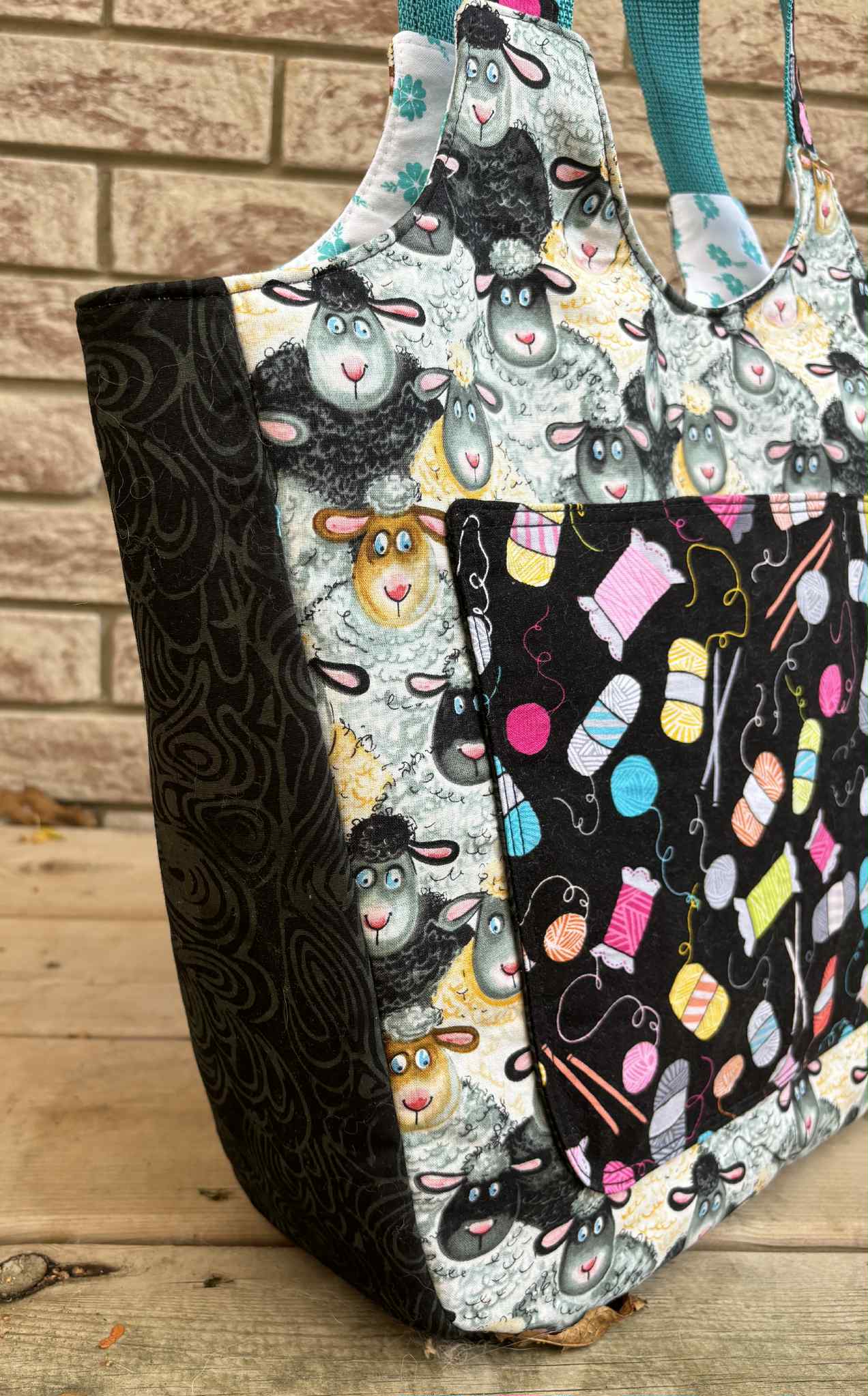 LMc Handcrafted Larkspur Tote