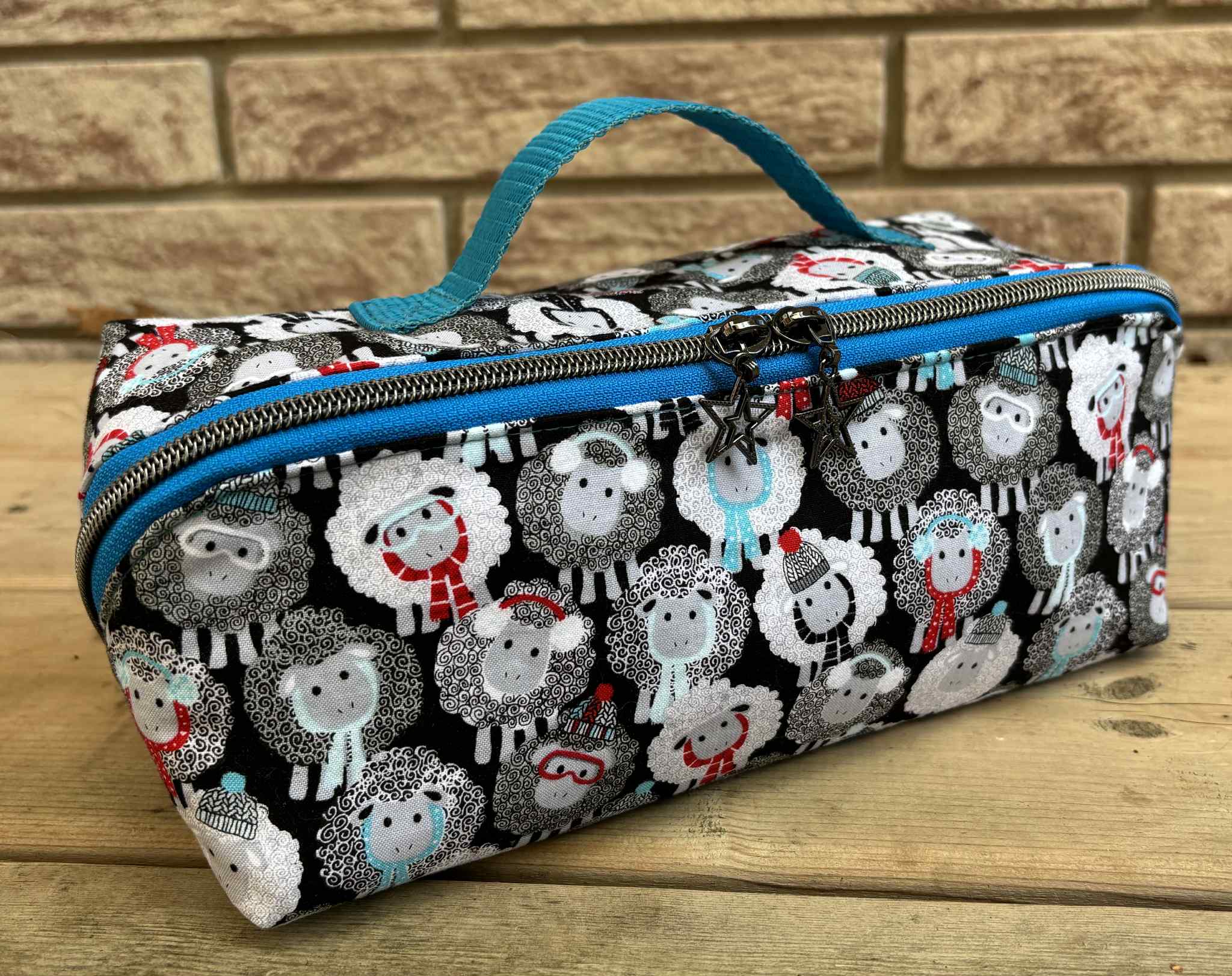 LMc Handcrafted Boxy Pouch Project Bag