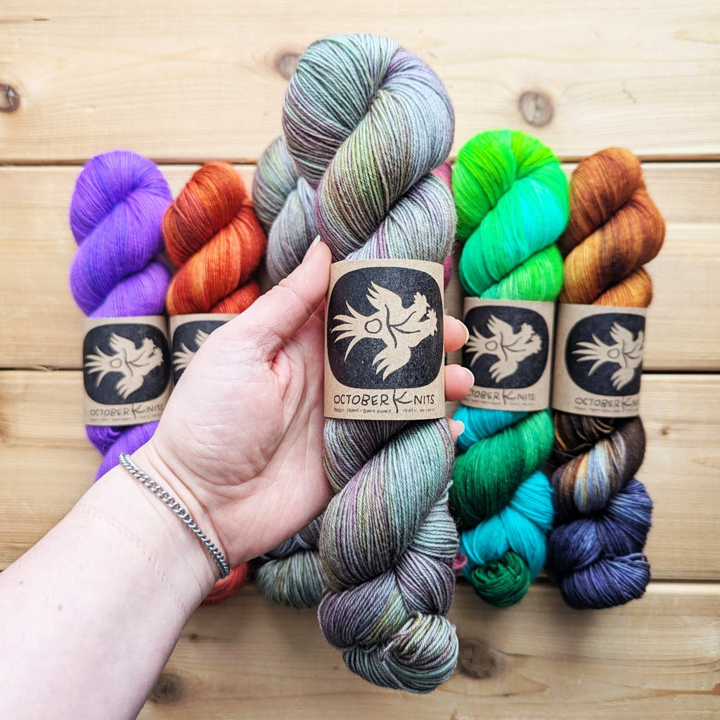 October Knits BFL 4-ply Sock