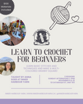 Class: Introduction to Crochet for Beginners with Anna Soer (Sun Nov 8 & 22, 1-3pm)