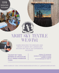 Class: Night Sky Textile Weaving with Tara Morris of Weave Me Be (Sun Oct 25 1pm-4:30pm)