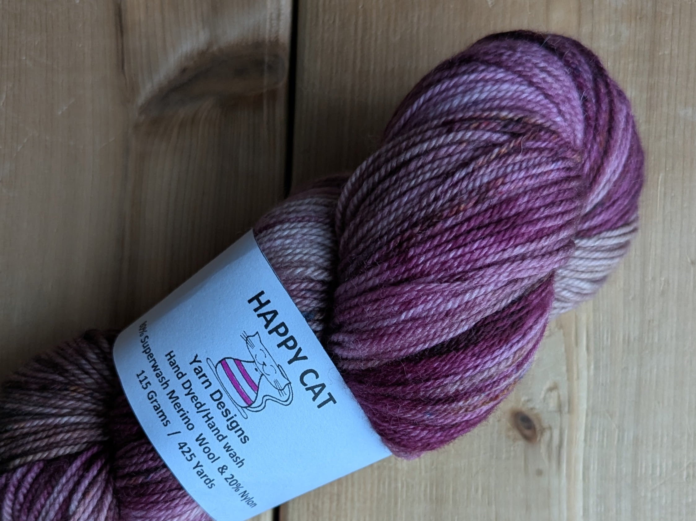 Happy Cat Yarn - Fingering 80/20