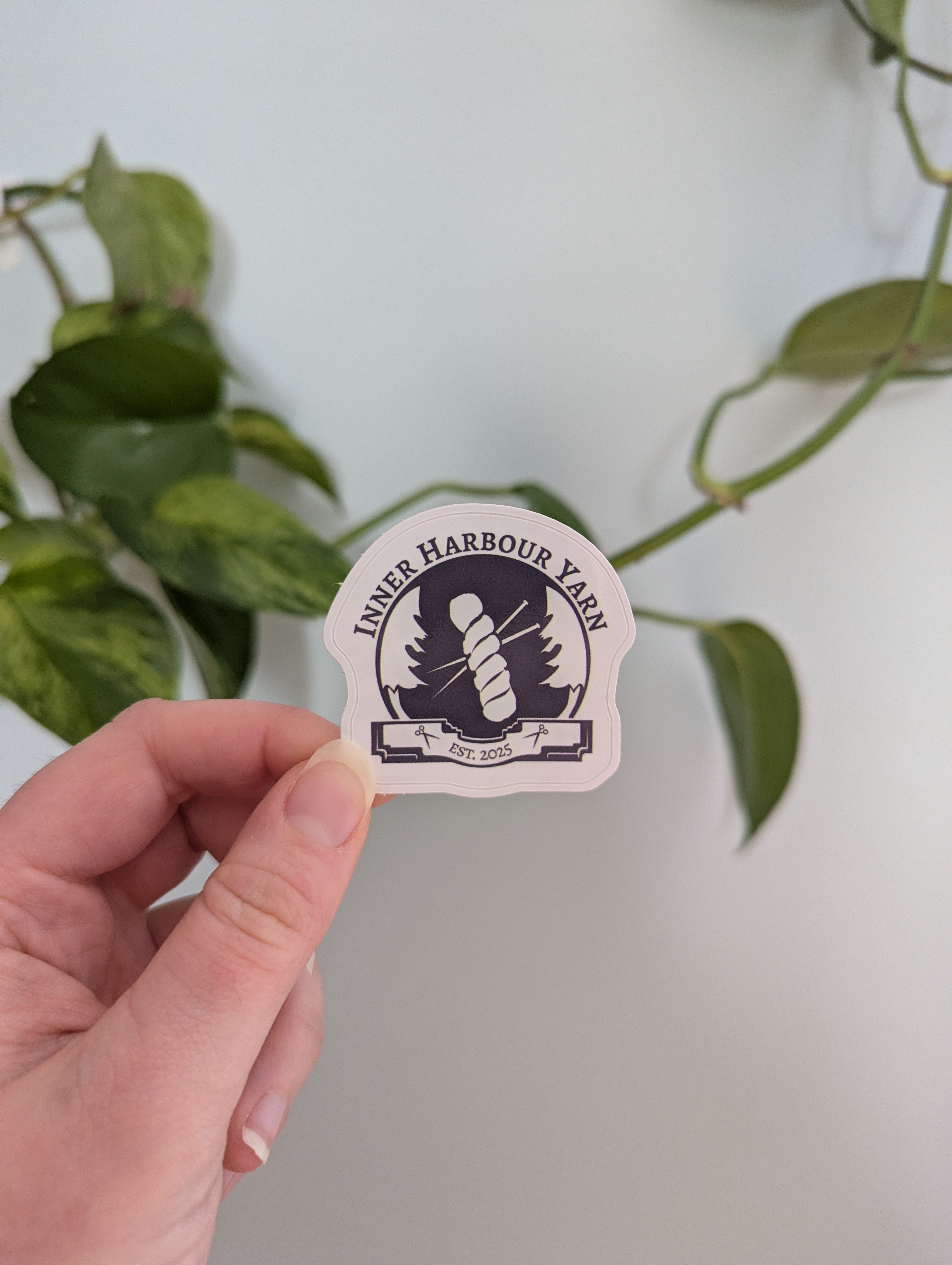 Inner Harbour Yarn Logo Sticker