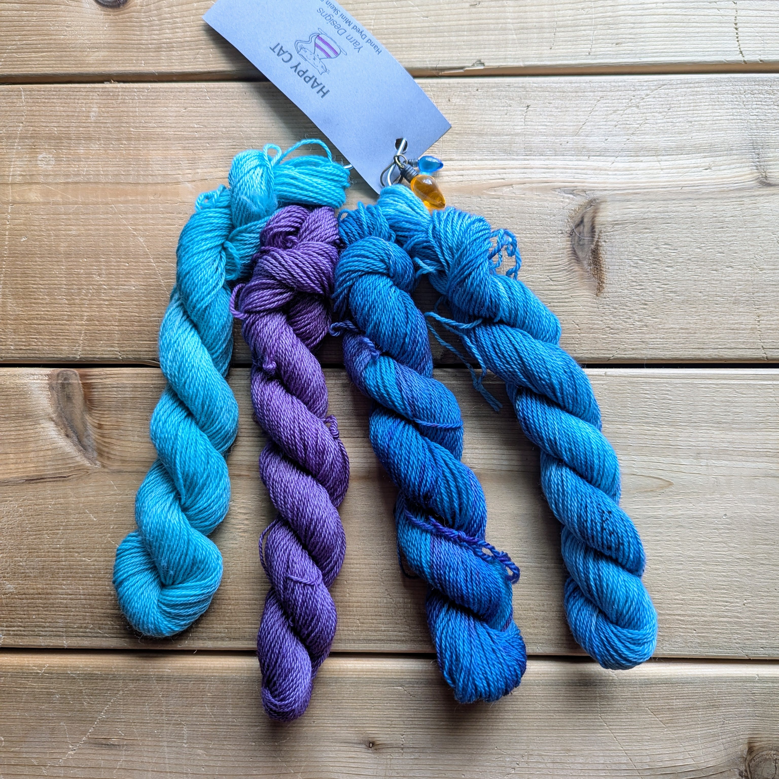 Happy Cat Yarn - Fingering 80/20 Mini Skein Set