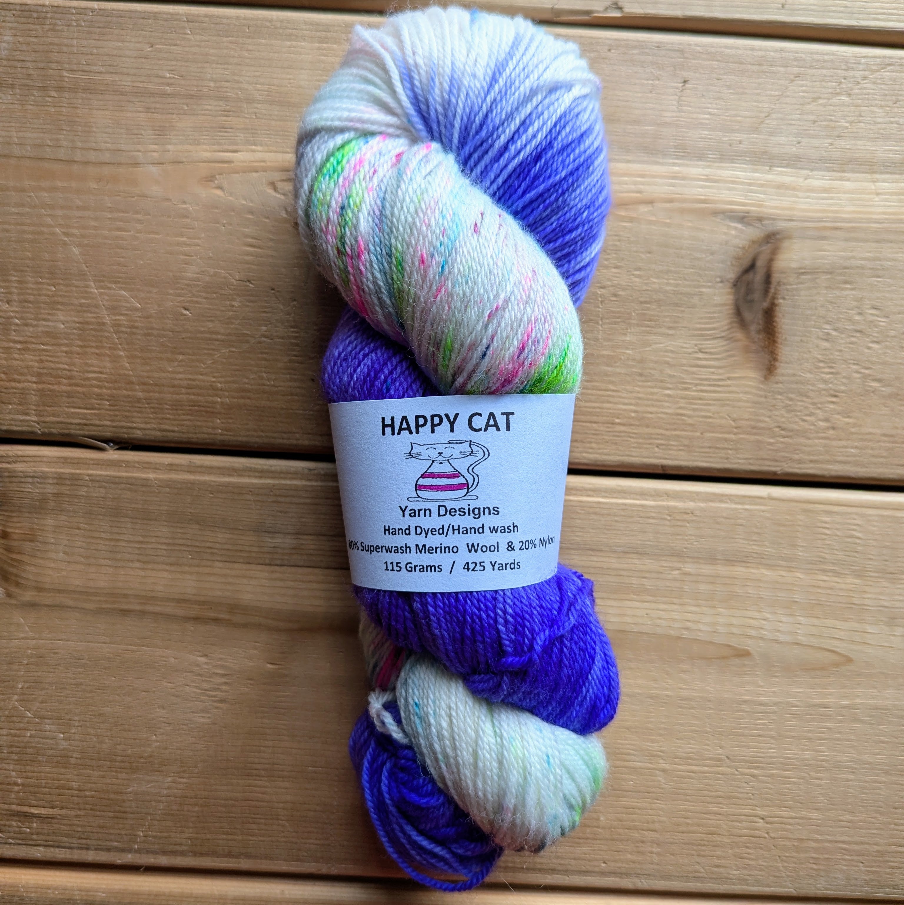Happy Cat Yarn - Fingering 80/20