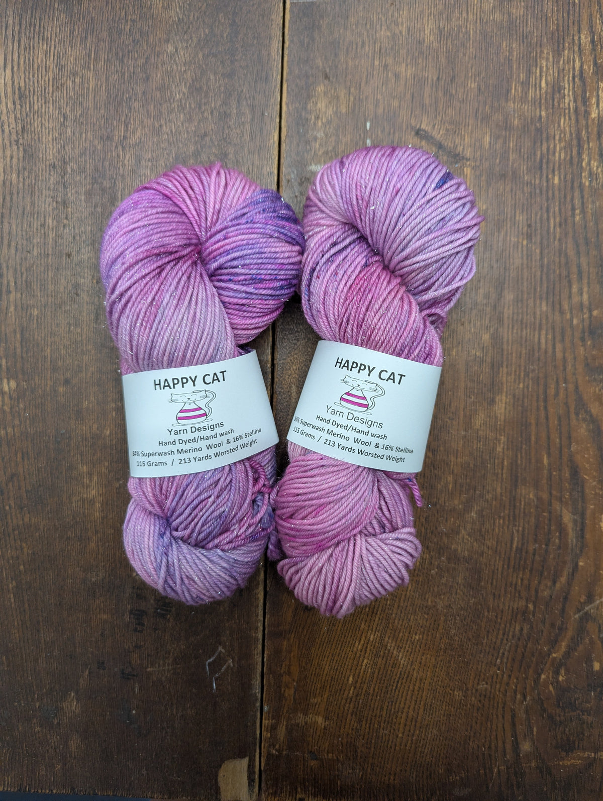Happy Cat Yarn - Gold Sparkle Worsted