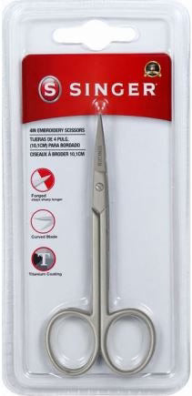 Singer Embroidery Scissors 4"