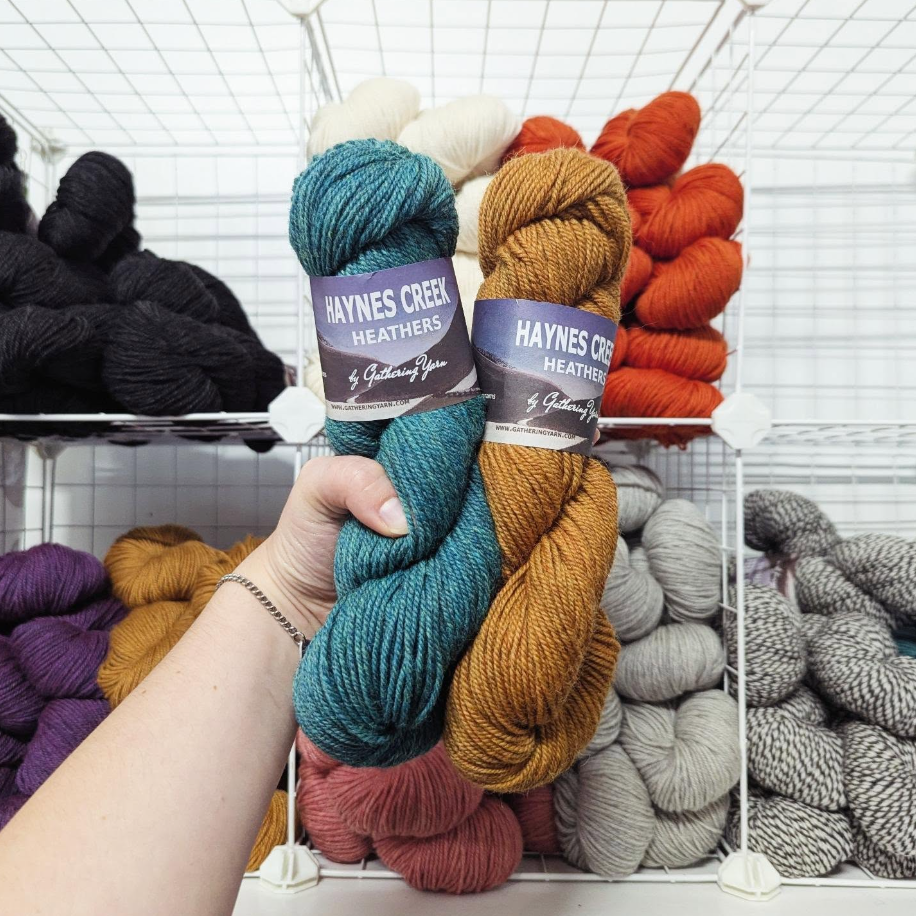 Gathering Yarn Haynes Creek Heathers Aran