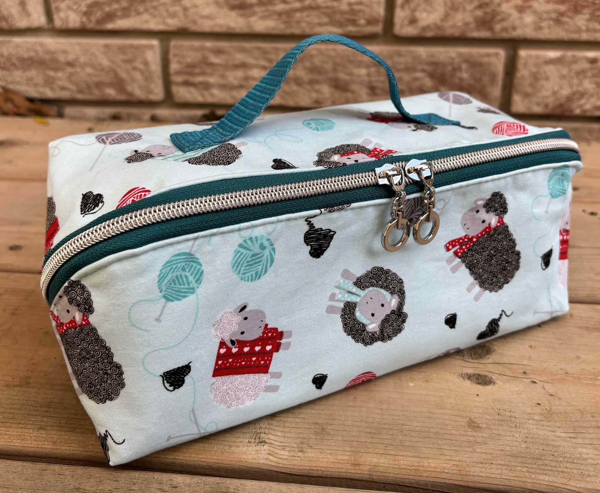 LMc Handcrafted Boxy Pouch Project Bag