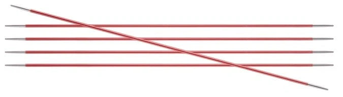 Knitter's Pride (KnitPro) Zing Double Pointed Needles (DPNs) - 15cm/6"