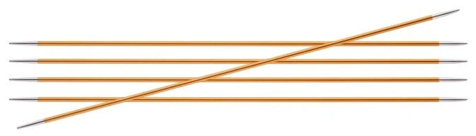 Knitter's Pride (KnitPro) Zing Double Pointed Needles (DPNs) - 15cm/6"