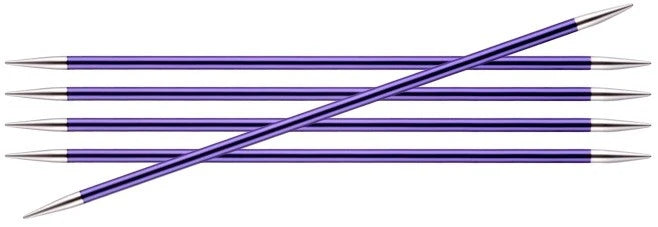 Knitter's Pride (KnitPro) Zing Double Pointed Needles (DPNs) - 15cm/6"