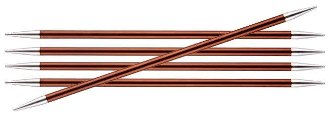 Knitter's Pride (KnitPro) Zing Double Pointed Needles (DPNs) - 15cm/6"